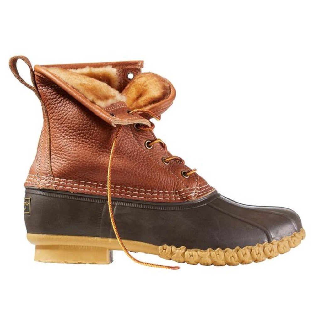 LL Bean Shearling Bean Boots - like new